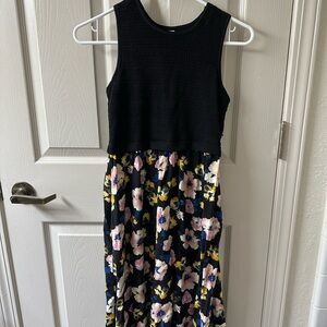 Xhilaration Black Textured Knit Top